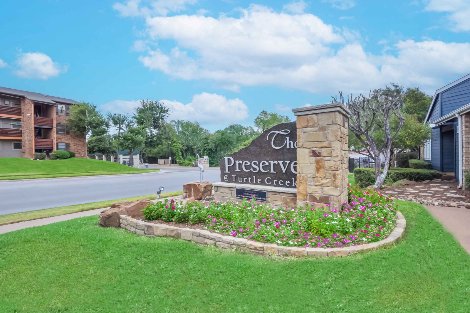 The Preserve at Turtle Creek — The entrance sign